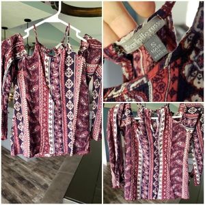 Cut out shoulder top